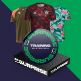 Mystery trainingsshirts voor voetbalfans, origineel en verrassend.
